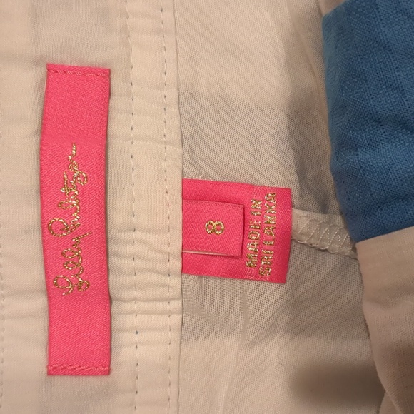 Lilly Pulitzer Zanzibar Blue Colette Skort Size 8 - Picture 2 of 4